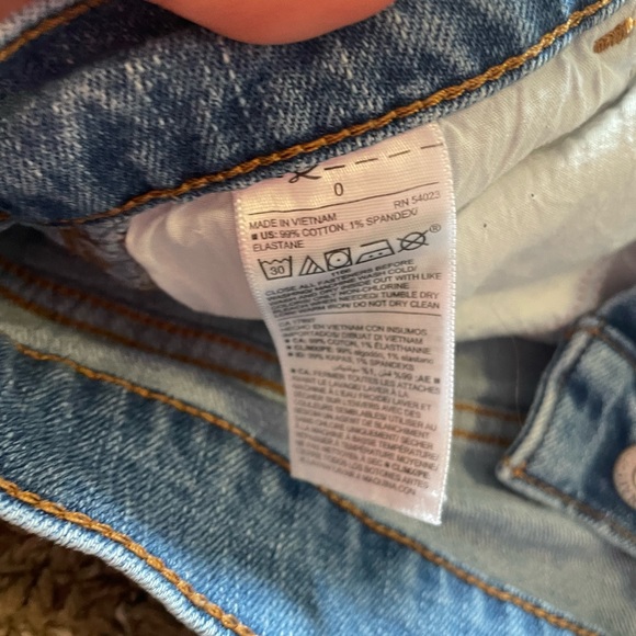 blue jean shorts - Picture 4 of 5